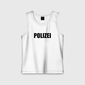 Детская майка хлопок с принтом POLIZEI Полиция Надпись Черная в Белгороде,  |  | germany | германия | милиция | надпись | немецкая | сила | структуры | чб | швейцария