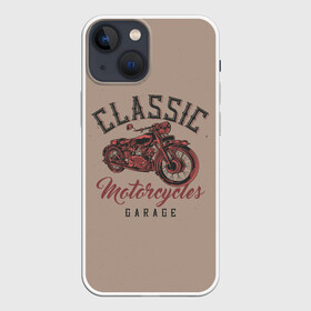 Чехол для iPhone 13 mini с принтом Классические мотоциклы в Белгороде,  |  | moto | motorcycle | мопеды | мото | мотоцикл | мотоциклист | мотоциклисту | мотоциклисты | мотоцыклы