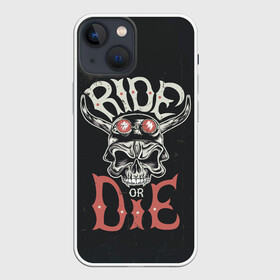 Чехол для iPhone 13 mini с принтом Ride or die в Белгороде,  |  | moto | motorcycle | мопеды | мото | мотоцикл | мотоциклист | мотоциклисту | мотоциклисты | мотоцыклы | моцик