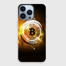 Чехол для iPhone 13 Pro с принтом КРИПТОВАЛЮТА БИТКОИН в Белгороде,  |  | bitcoin | btc | coin | биткоин | биткойн | валюта | деньги | криптовалюта | монета | платёжная система | технология