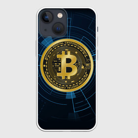 Чехол для iPhone 13 mini с принтом BITCOIN ВАЛЮТА в Белгороде,  |  | bitcoin | btc | coin | биткоин | биткойн | валюта | деньги | криптовалюта | монета | платёжная система | технология