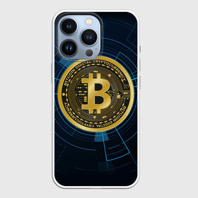 Чехол для iPhone 13 Pro с принтом BITCOIN ВАЛЮТА в Белгороде,  |  | bitcoin | btc | coin | биткоин | биткойн | валюта | деньги | криптовалюта | монета | платёжная система | технология