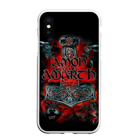 Чехол для iPhone XS Max матовый с принтом Amon Amarth в Белгороде, Силикон | Область печати: задняя сторона чехла, без боковых панелей | Тематика изображения на принте: amon amarth | metal | викинг метал | группы | дэт метал | метал | музыка | рок