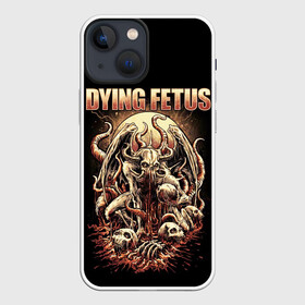 Чехол для iPhone 13 mini с принтом Dying Fetus в Белгороде,  |  | Тематика изображения на принте: death metal | dying fetus | грайндкор | группы | метал | музыка | рок