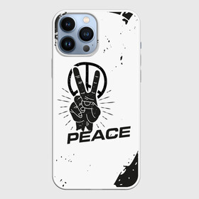 Чехол для iPhone 13 Pro Max с принтом Peace | Мир (Z) в Белгороде,  |  | anarchy | hippies | peace | анархизм | анархия | два пальца | знак | знаки | любовь | мир | хиппи