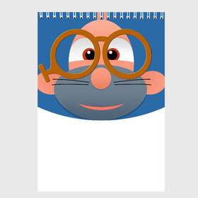 Скетчбук с принтом Лула в Белгороде, 100% бумага
 | 48 листов, плотность листов — 100 г/м2, плотность картонной обложки — 250 г/м2. Листы скреплены сверху удобной пружинной спиралью | крыса | мульт | мультик | мышка | мышь | персонаж | персонаж из мультика