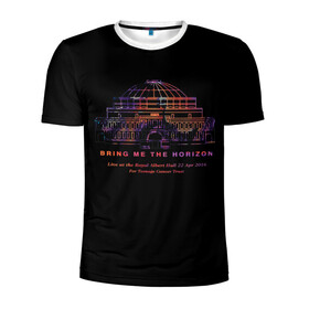 Мужская футболка 3D спортивная с принтом  Live at the Royal Albert Hall - BMTH в Белгороде, 100% полиэстер с улучшенными характеристиками | приталенный силуэт, круглая горловина, широкие плечи, сужается к линии бедра | Тематика изображения на принте: bmth | bring me the horizon | альтернативный | бмт | бмтх | бмтш | брин | бринг | горизонт | достань для меня | дэткор | зе | метал | ми | рок | хоризон | электроник