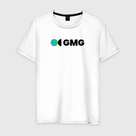 Мужская футболка хлопок с принтом GeoManGroup в Белгороде, 100% хлопок | прямой крой, круглый вырез горловины, длина до линии бедер, слегка спущенное плечо. | gmg | клуб исследователей | логотип | международное сообщество | экспедиция | эксперименты