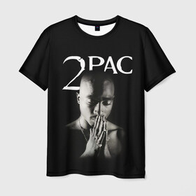 Мужская футболка 3D с принтом TUPAC в Белгороде, 100% полиэфир | прямой крой, круглый вырез горловины, длина до линии бедер | Тематика изображения на принте: 2pac | black | gangsta | hip hop | legend | music | rap | shakur | tupac | usa | гангстер | музыка | рэп | сша | тупак | хип хоп | шакур