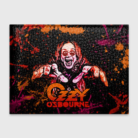 Обложка для студенческого билета с принтом Ozzy Osbourne в Белгороде, натуральная кожа | Размер: 11*8 см; Печать на всей внешней стороне | Тематика изображения на принте: black sabbath | hard rock | heavy metal | john michael osbourne | ozzy osbourne | джон майкл осборн | оззи осборн | хард рок | хеви метал