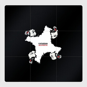 Магнитный плакат 3Х3 с принтом KASABIAN в Белгороде, Полимерный материал с магнитным слоем | 9 деталей размером 9*9 см | Тематика изображения на принте: alternative | british | england | gringe | indy | kasabian | rock | альтернатива | англия | британия | инди | касабиан | музыка | рок | фолк