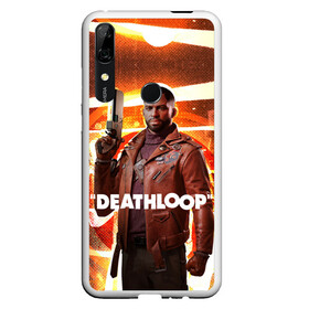 Чехол для Honor P Smart Z с принтом Кольт Ван Deathloop в Белгороде, Силикон | Область печати: задняя сторона чехла, без боковых панелей | bethesda | colt vahn | deathloop | games | gun | julianna 