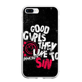 Чехол для iPhone 7Plus/8 Plus матовый с принтом Blink 182, Good Girl в Белгороде, Силикон | Область печати: задняя сторона чехла, без боковых панелей | punk | группы | музыка | панк