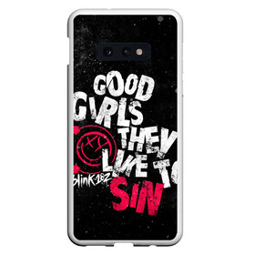 Чехол для Samsung S10E с принтом Blink 182, Good Girl в Белгороде, Силикон | Область печати: задняя сторона чехла, без боковых панелей | punk | группы | музыка | панк