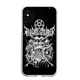 Чехол для iPhone XS Max матовый с принтом Thy Art Is Murder в Белгороде, Силикон | Область печати: задняя сторона чехла, без боковых панелей | Тематика изображения на принте: death metal | deathcore | thy art is murder | группы | дэткор | метал | музыка | рок