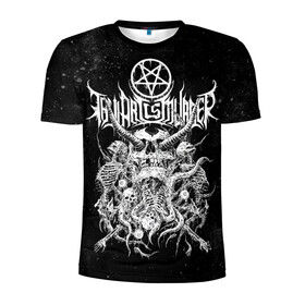 Мужская футболка 3D спортивная с принтом Thy Art Is Murder в Белгороде, 100% полиэстер с улучшенными характеристиками | приталенный силуэт, круглая горловина, широкие плечи, сужается к линии бедра | Тематика изображения на принте: death metal | deathcore | thy art is murder | группы | дэткор | метал | музыка | рок