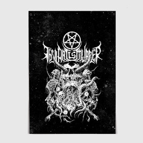 Постер с принтом Thy Art Is Murder в Белгороде, 100% бумага
 | бумага, плотность 150 мг. Матовая, но за счет высокого коэффициента гладкости имеет небольшой блеск и дает на свету блики, но в отличии от глянцевой бумаги не покрыта лаком | death metal | deathcore | thy art is murder | группы | дэткор | метал | музыка | рок