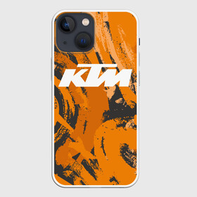 Чехол для iPhone 13 mini с принтом KTM | КТМ (Z) в Белгороде,  |  | enduro | grange | ktm | moto | moto sport | motocycle | sportmotorcycle | гранж | ктм | мото | мото спорт | мотоспорт | спорт мото