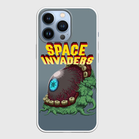 Чехол для iPhone 13 Pro с принтом Boss | Space Invaders | Old game (Z) в Белгороде,  |  | Тематика изображения на принте: boss | dendy | invaders | nintendo | shootem up | space invaders | денди | захватчики | космические захватчики | су имбэ | чужаки