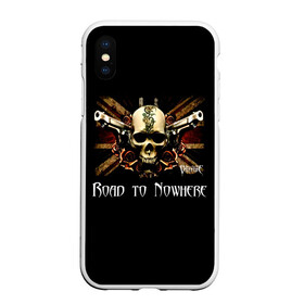 Чехол для iPhone XS Max матовый с принтом Road to Nowhere - Bullet For My Valentine в Белгороде, Силикон | Область печати: задняя сторона чехла, без боковых панелей | Тематика изображения на принте: bullet for my valentine | jeff killed john | matthew tuck | michael paget | булет фор май валентайн | джефф убил джона | майкл пэджет | метал | музыка | мэтт | мэттью так | пуля для моей возлюбленной | рок группа