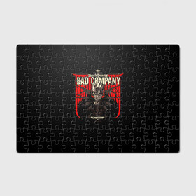 Головоломка Пазл магнитный 126 элементов с принтом BAD COMPANY - Five Finger Death Punch в Белгороде, полимерный материал с магнитным слоем | 126 деталей, размер изделия —  180*270 мм | Тематика изображения на принте: 5fdp | 5фдп | ffdp | five finger death punch | ivan lewis greening | ivan moody | айвен льюис грининг | метал группа | рок группа | файв фингер дед панч | ффдп