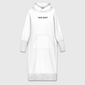 Платье удлиненное хлопок с принтом FAKE BODY мем тикток в Белгороде,  |  | fake body | fakebody | meme | tiktok | мем | тик ток | тикток
