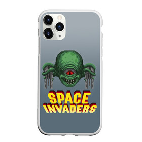 Чехол для iPhone 11 Pro матовый с принтом Space Invaders | Old game (Z) в Белгороде, Силикон |  | dendy | invaders | nintendo | shootem up | space invaders | денди | захватчики | космические захватчики | су имбэ | чужаки