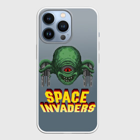 Чехол для iPhone 13 Pro с принтом Space Invaders | Old game (Z) в Белгороде,  |  | Тематика изображения на принте: dendy | invaders | nintendo | shootem up | space invaders | денди | захватчики | космические захватчики | су имбэ | чужаки