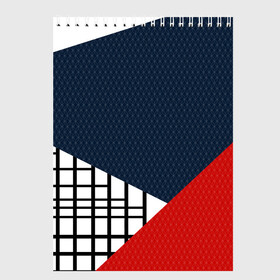 Скетчбук с принтом Разноцветный арт пэчворк  в Белгороде, 100% бумага
 | 48 листов, плотность листов — 100 г/м2, плотность картонной обложки — 250 г/м2. Листы скреплены сверху удобной пружинной спиралью | Тематика изображения на принте: абстрактный | геометрический | клетка | комбинированный | коралловый | модный | молодежный | полосы | синий | современный | темный синий