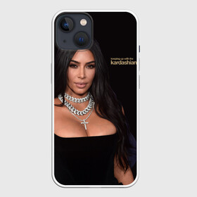 Чехол для iPhone 13 с принтом Ким Кардашьян в Белгороде,  |  | armenian | black dress | celebrity | kardashian family | kim kardashian | армянка | знаменитость | ким кардашьян | семейство кардашьян | черное платье