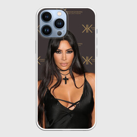 Чехол для iPhone 13 Pro Max с принтом Ким Кардашьян в Белгороде,  |  | armenian | big neckline | black cross | black dress | celebrity | kardashian family | kim kardashian | армянка | большое декольте | знаменитость | ким кардашьян | семейство кардашьян | черное платье | черный крес