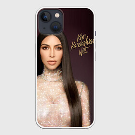 Чехол для iPhone 13 с принтом Ким Кардашьян в Белгороде,  |  | armenian | celebrity | kardashian family | kim kardashian | long hair | mesh | rhinestones | shiny dress | армянка | блестящее платье | длинные волосы | знаменитость | ким кардашьян | семейство кардашьян | сетка 