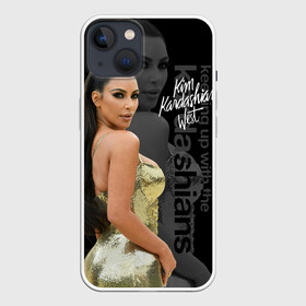 Чехол для iPhone 13 с принтом Ким Кардашьян в Белгороде,  |  | armenian | celebrity | kardashian family | kim kardashian | long hair | mesh | rhinestones | shiny dress | армянка | блестящее платье | длинные волосы | знаменитость | ким кардашьян | семейство кардашьян | сетка 