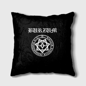 Подушка 3D с принтом Burzum в Белгороде, наволочка – 100% полиэстер, наполнитель – холлофайбер (легкий наполнитель, не вызывает аллергию). | состоит из подушки и наволочки. Наволочка на молнии, легко снимается для стирки | black metal | burzum | hard rock | metal | rock | varg vikernes | блек метал | блэк метал | бурзум | варг викернес | метал | норвежская сцена | хард рок