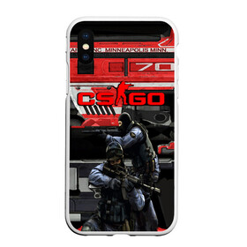 Чехол для iPhone XS Max матовый с принтом skin agressor | cs go в Белгороде, Силикон | Область печати: задняя сторона чехла, без боковых панелей | agressor | awp | counter strike | cs go | skin cs | team cs | агрессор | скины оружия