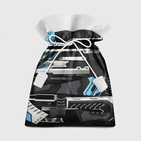 Подарочный 3D мешок с принтом CS VULCAN STEEL | ВУЛКАН в Белгороде, 100% полиэстер | Размер: 29*39 см | awp | counter strike | cs go | skin cs | team cs | vulcan | вулкан | скины оружия
