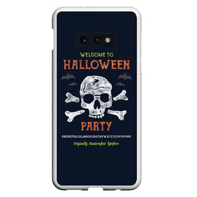 Чехол для Samsung S10E с принтом Halloween Party в Белгороде, Силикон | Область печати: задняя сторона чехла, без боковых панелей | halloween | holiday | pumpkin | samayn | vampire | zombie | вампир | ведьма | вечеринка | день всех святых | зомби | карнавал | маскарад | мертвец | оборотень | привидение | самайн | светильник джека | страшный джек | труп