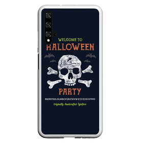 Чехол для Honor 20 с принтом Halloween Party в Белгороде, Силикон | Область печати: задняя сторона чехла, без боковых панелей | halloween | holiday | pumpkin | samayn | vampire | zombie | вампир | ведьма | вечеринка | день всех святых | зомби | карнавал | маскарад | мертвец | оборотень | привидение | самайн | светильник джека | страшный джек | труп