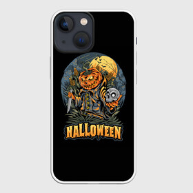 Чехол для iPhone 13 mini с принтом HALLOWEEN в Белгороде,  |  | halloween | holiday | pumpkin | samayn | vampire | zombie | вампир | ведьма | вечеринка | день всех святых | зомби | карнавал | маскарад | мертвец | оборотень | привидение | самайн | светильник джека | страшный джек | труп
