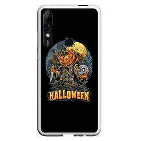 Чехол для Honor P Smart Z с принтом HALLOWEEN в Белгороде, Силикон | Область печати: задняя сторона чехла, без боковых панелей | halloween | holiday | pumpkin | samayn | vampire | zombie | вампир | ведьма | вечеринка | день всех святых | зомби | карнавал | маскарад | мертвец | оборотень | привидение | самайн | светильник джека | страшный джек | труп