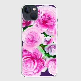 Чехол для iPhone 13 с принтом Цветы 