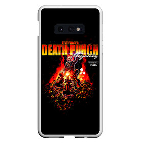 Чехол для Samsung S10E с принтом Five Finger Death Punch – Purgatory: Tales From The Pit в Белгороде, Силикон | Область печати: задняя сторона чехла, без боковых панелей | 5fdp | 5фдп | ffdp | five finger death punch | ivan lewis greening | ivan moody | айвен льюис грининг | метал группа | рок группа | файв фингер дед панч | ффдп