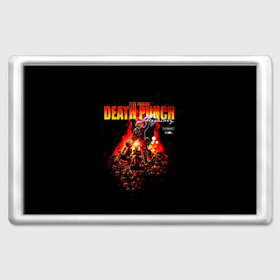 Магнит 45*70 с принтом Five Finger Death Punch – Purgatory: Tales From The Pit в Белгороде, Пластик | Размер: 78*52 мм; Размер печати: 70*45 | 5fdp | 5фдп | ffdp | five finger death punch | ivan lewis greening | ivan moody | айвен льюис грининг | метал группа | рок группа | файв фингер дед панч | ффдп