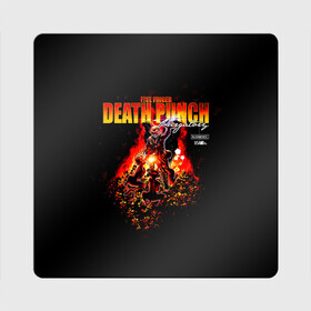 Магнит виниловый Квадрат с принтом Five Finger Death Punch – Purgatory: Tales From The Pit в Белгороде, полимерный материал с магнитным слоем | размер 9*9 см, закругленные углы | 5fdp | 5фдп | ffdp | five finger death punch | ivan lewis greening | ivan moody | айвен льюис грининг | метал группа | рок группа | файв фингер дед панч | ффдп
