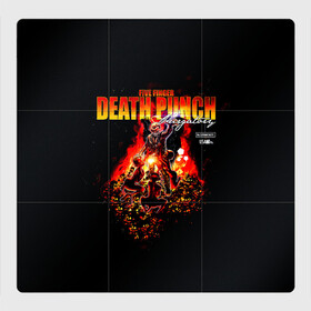 Магнитный плакат 3Х3 с принтом Five Finger Death Punch – Purgatory: Tales From The Pit в Белгороде, Полимерный материал с магнитным слоем | 9 деталей размером 9*9 см | 5fdp | 5фдп | ffdp | five finger death punch | ivan lewis greening | ivan moody | айвен льюис грининг | метал группа | рок группа | файв фингер дед панч | ффдп