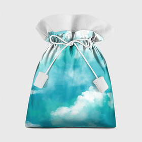 Подарочный 3D мешок с принтом Голубое Небо | Blue Sky (Z) в Белгороде, 100% полиэстер | Размер: 29*39 см | blue | blue sky | clouds | firmament | heaven | голубая | голубое небо | небеса | облака | облако