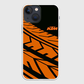 Чехол для iPhone 13 mini с принтом ORANGE KTM | КТМ (Z) в Белгороде,  |  | enduro | ktm | moto | moto sport | motocycle | sportmotorcycle | ктм | мото | мото спорт | мотоспорт | спорт мото