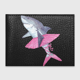 Обложка для студенческого билета с принтом Акула балерина в Белгороде, натуральная кожа | Размер: 11*8 см; Печать на всей внешней стороне | акула | балерина | зубы | ленты | пачка | плавники | пуанты | розовый | рыба | танец | танцовщица | хвост | челюсти | чешки | юбка