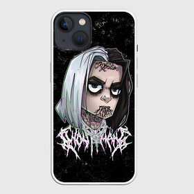 Чехол для iPhone 13 с принтом GHOSTEMANE (ART) в Белгороде,  |  | ghostemane | metal | music | pock | rap | госмейн | гостмейн | реп | рок