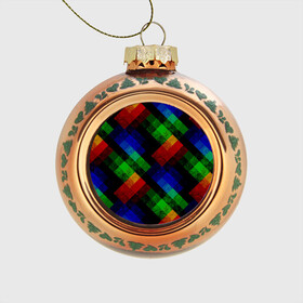 Стеклянный ёлочный шар с принтом Разноцветный мраморный узор  в Белгороде, Стекло | Диаметр: 80 мм | абстрактный | зеленый | красный | мраморный | пэчворк | радужный | разноцветный | синий | черный